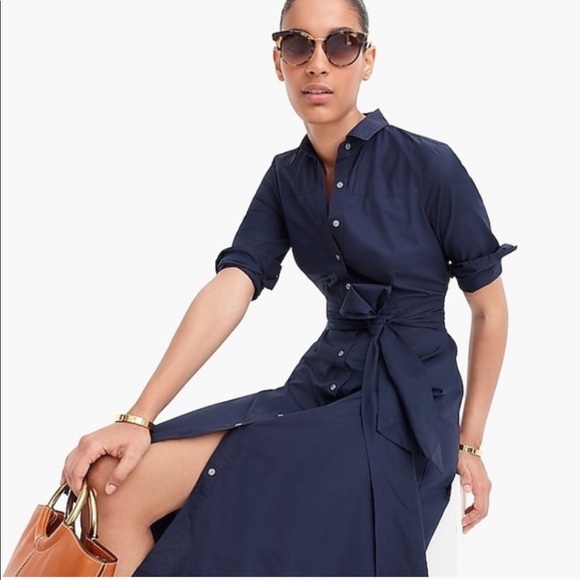 J. Crew Dresses & Skirts - NWT J. Crew Button Down Tie Dress